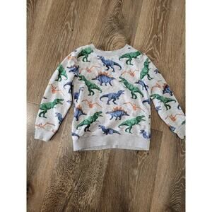 H&M Boy Dinosaur Gray Sweatshirt size 4-6 year old‎ #5